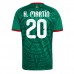 Mexico Henry Martin #20 Hjemmedrakt VM 2026 Korte ermer